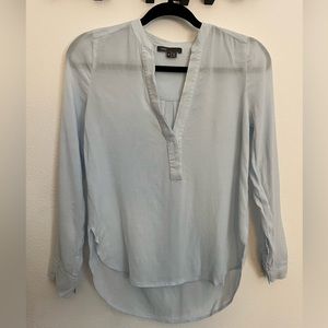 Light Blue linen Vince Tunic Top